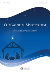 O Magnum Mysterium SSATBB choral sheet music cover